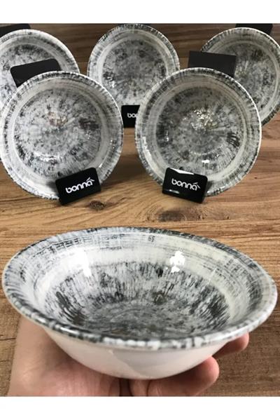 Bonna Porselen Odette Serisi 6lı 16 Cm Çorba Kasesi