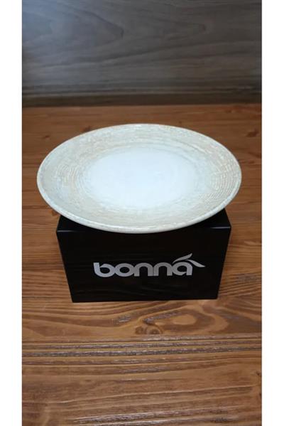 Bonna Porselen Patera Serisi 6lı 19 Cm Düz Tatlı & Pasta Tabağı
