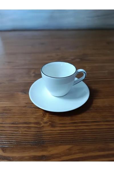 Bonna Porselen Retro Seri 6lı 80 cc Türk Kahve Fincan Takımı - E104RIT02KFT