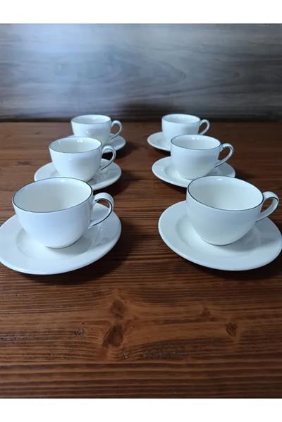 Bonna Porselen Retro Serisi 6lı 230 cc Çay Fincan Takımı - E104RIT01CFT