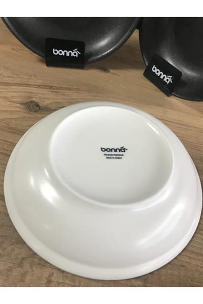 Bonna Porselen Vesper Serisi 6lı 20 cm Çukur Yemek Tabağı