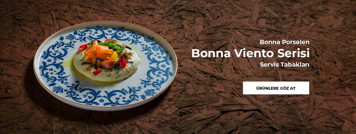 Bonna Porselen Bonna Viento Serisi Servis Tabakları