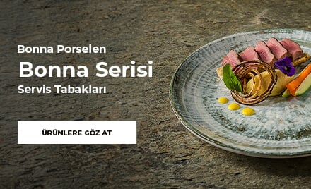 Bonna Porselen Odette Serisi Servis Tabakları