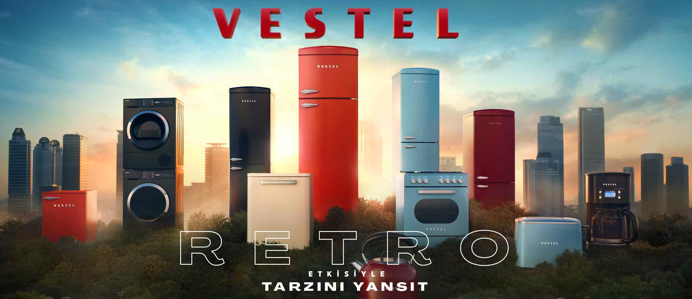 Vestel Retro Etkisiyle Tarzını Yansıt