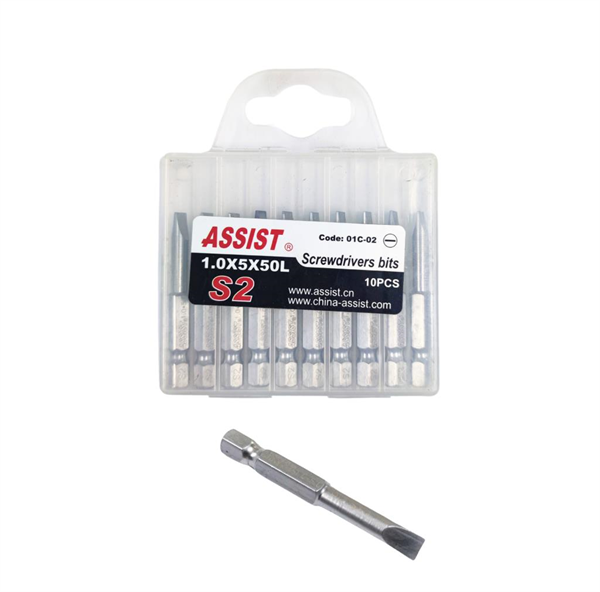 Assist 5mm Düz Bits Uç 10lu Paket