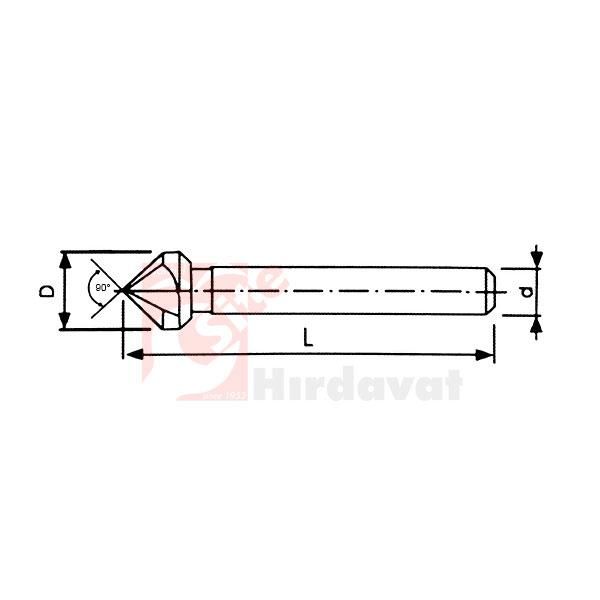 Bucovice Tools Havşa Freze 16mm DIN 335/C 3Z HSS