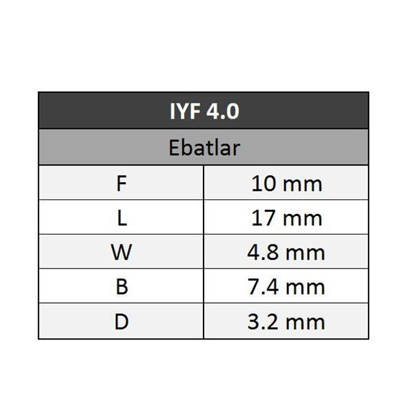 GWEST Yüksük Kablo Ucu 4.0 80 Adet