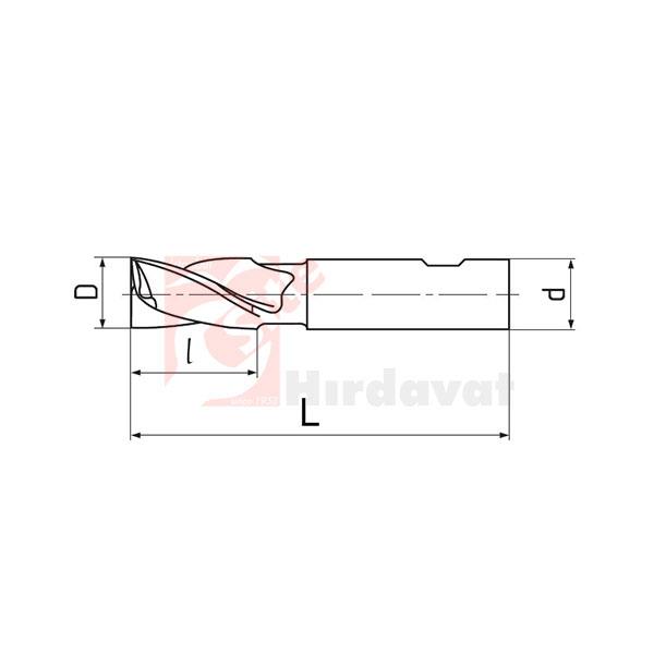 Mastercut Karbür Freze 18mm 2Z