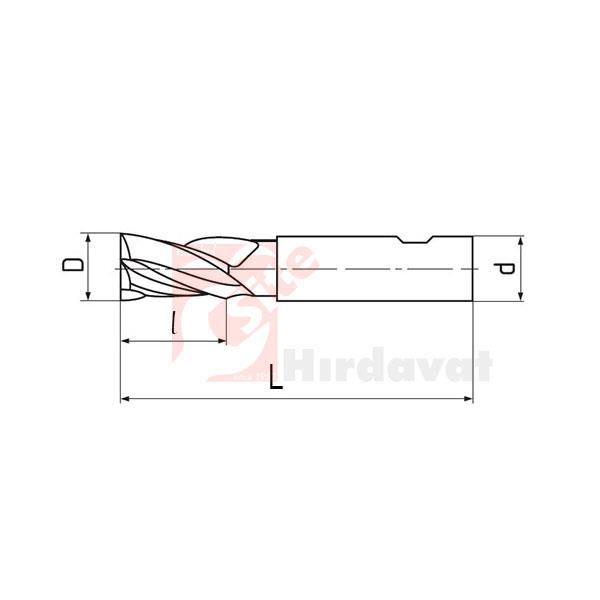 Mastercut Karbür Freze 1mm 4Z