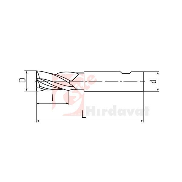 Mastercut Karbür Freze 5mm 4Z