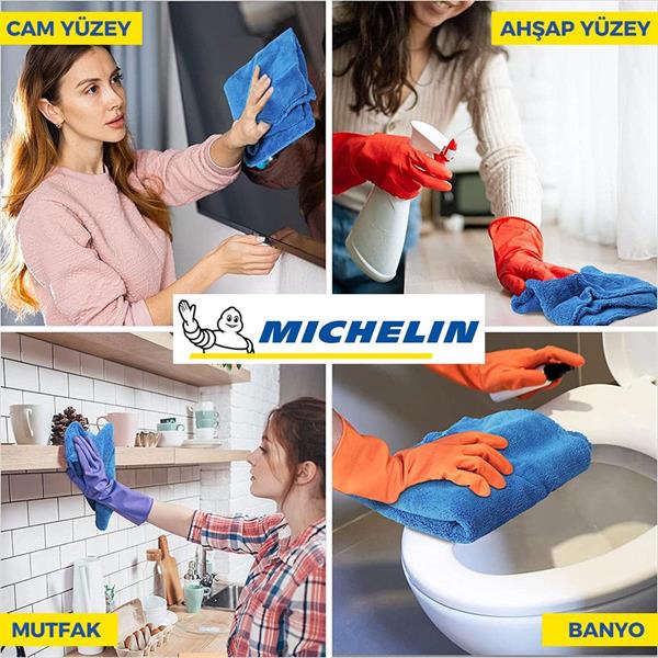 Michelin MC42118 40X30cm Süper Emici Mikrofiber Havlu, 5 Adet