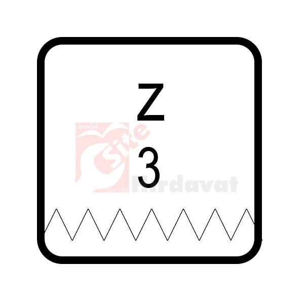 PLD Havşa Freze 12mm 60° DIN 334/C 3Z HSS