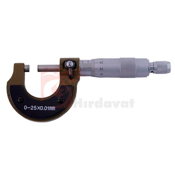 PLD Mekanik Dış Çap Mikrometresi 0-25mm