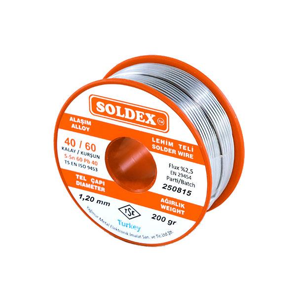 Soldex 40/60 1.20mm Lehim Teli 200gr