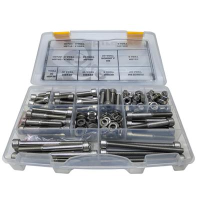 218 Parça M8 Inox Imbus Set