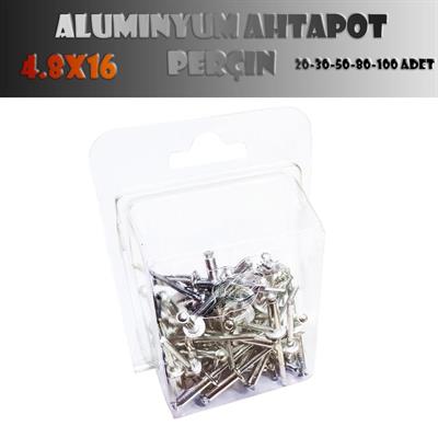 4.8x16 Ahtapot Perçin 20-30-50-80-100-1000 Adet