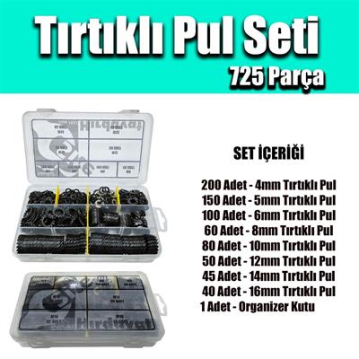 725 Parça Tırtırlı Pul Seti