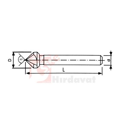 Bucovice Tools Havşa Freze 11.5mm DIN 335/C 3Z HSS