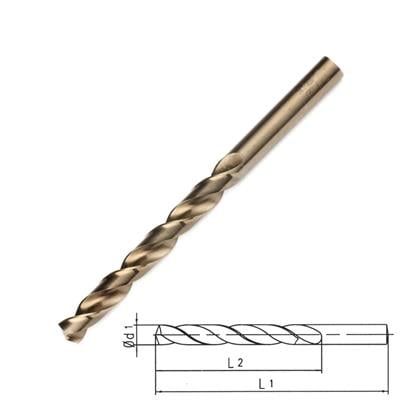 Drillcraft Matkap Ucu 10.5mm DIN 338 HSS Co5 Kobaltlı Altın Seri