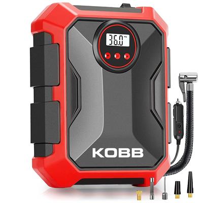 KOBB KB200 12Volt 150 PSI Ayarlanabilir Dijital Basınç Göstergeli Hava Lastik Şişirme Pompası