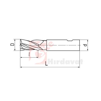 Mastercut Karbür Freze 14mm 4Z