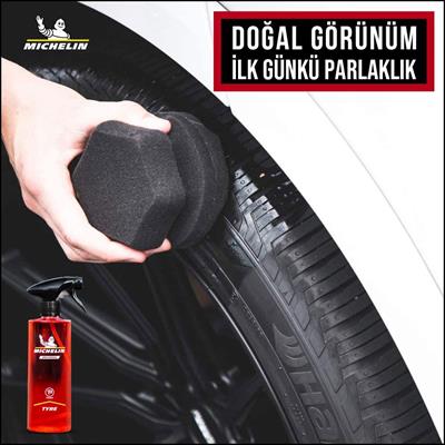 Michelin MC33573 500ml PRO Serisi Lastik ve Trim Parlatıcı, Koruyucu ve Yenileyici Sprey