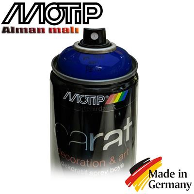 Motip Carat Ral 5010 Sprey Boya 400ml - Parlak Mavi