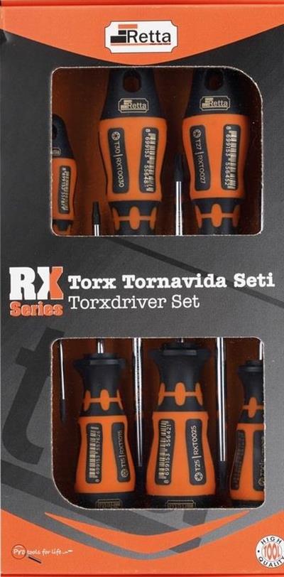 Retta RXT6000 Torx Tornavida Seti 6'lı