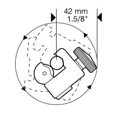 Super Ego Mini Bakır Boru Kesici 722 Model 6-22mm