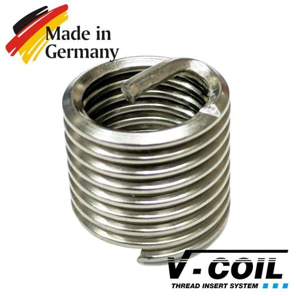 V-Coil M9x1.25 Helicoil Yay 2.5D (Yay Kapalı Uzunluğu 18mm) - 100 Adet