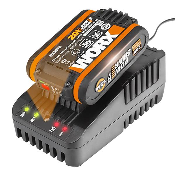 WORX WA3601 20Volt 2.0Ah. PowerShare Li-ion Akü ve Akü Şarj Cihazı