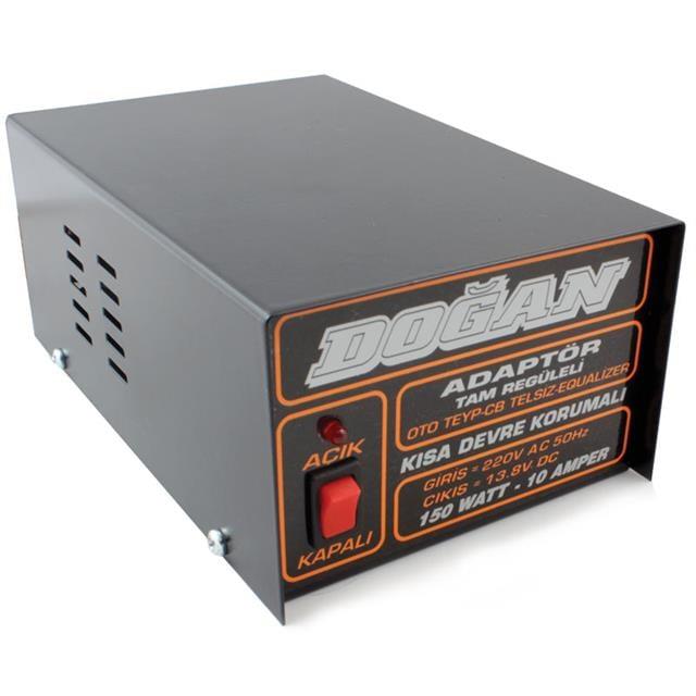 12 Volt 10 Amper Regüleli Adaptör Doğan