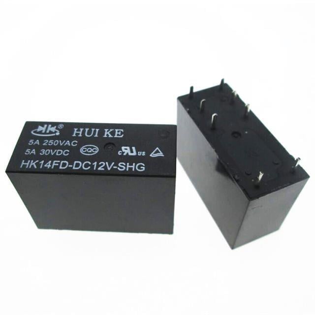 12 Volt Röle Çift Kontak
