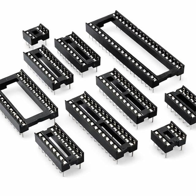 18P Pin DIP Entegre Soketi Geniş Tip (600 mil) Hassas Temaslı Konnektör