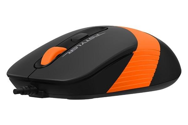 A4 TECH FM10 USB 1600dpi Optic Siyah/Turuncu Mouse