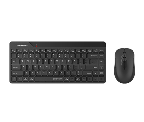 A4TECH FG2200 AIR2 Kablosuz Q Trk Sessiz Siyah Klavye - Mouse Set