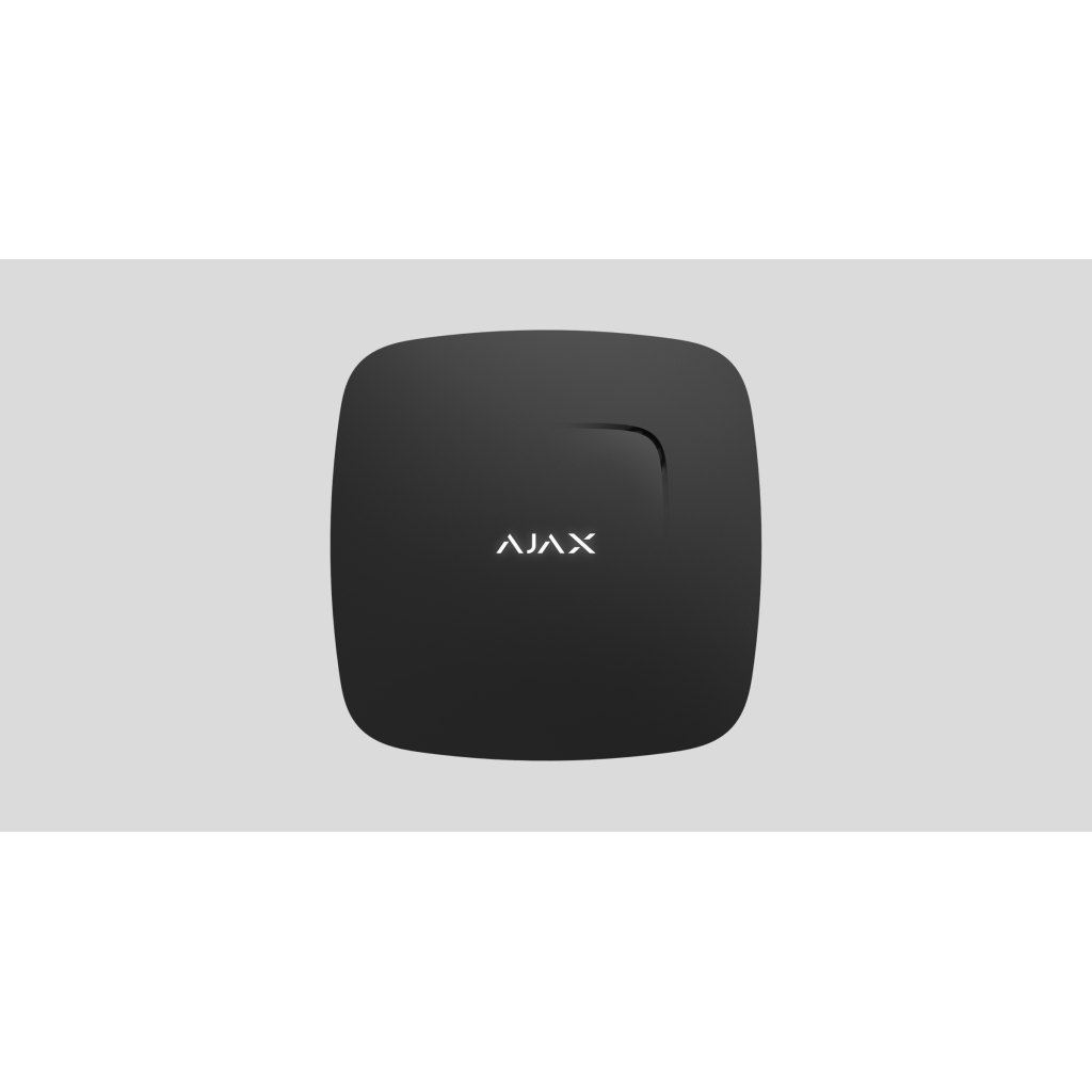AJAX  Fire Protect Plus, Kablosuz, Isı ve Duman Dedektörü, SİYAH