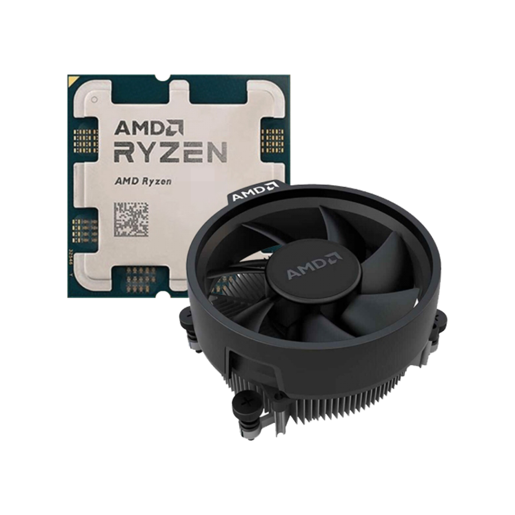 AMD RYZEN 5 7500F 6 Core, 3,7-5.00GHz, 38Mb Cache, 65W,  AM5 Soket, MPK, (Dahili Grafik YOK, Fan VAR)