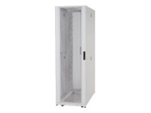 APC 42U 600x1070mm Dikili Tip Beyaz Kabinet NetShelter SX AR3100G Perfore Ön ve Arka Kapak