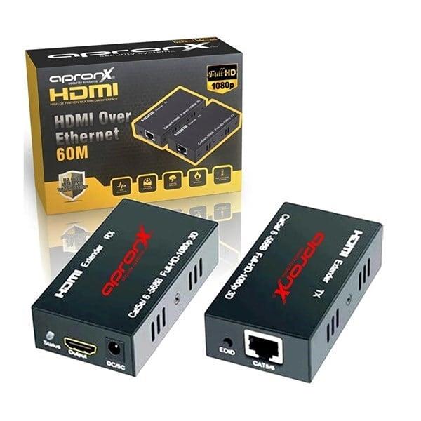 APRONX APX-60m HDMI-CAT6 60metre HDMI Extender