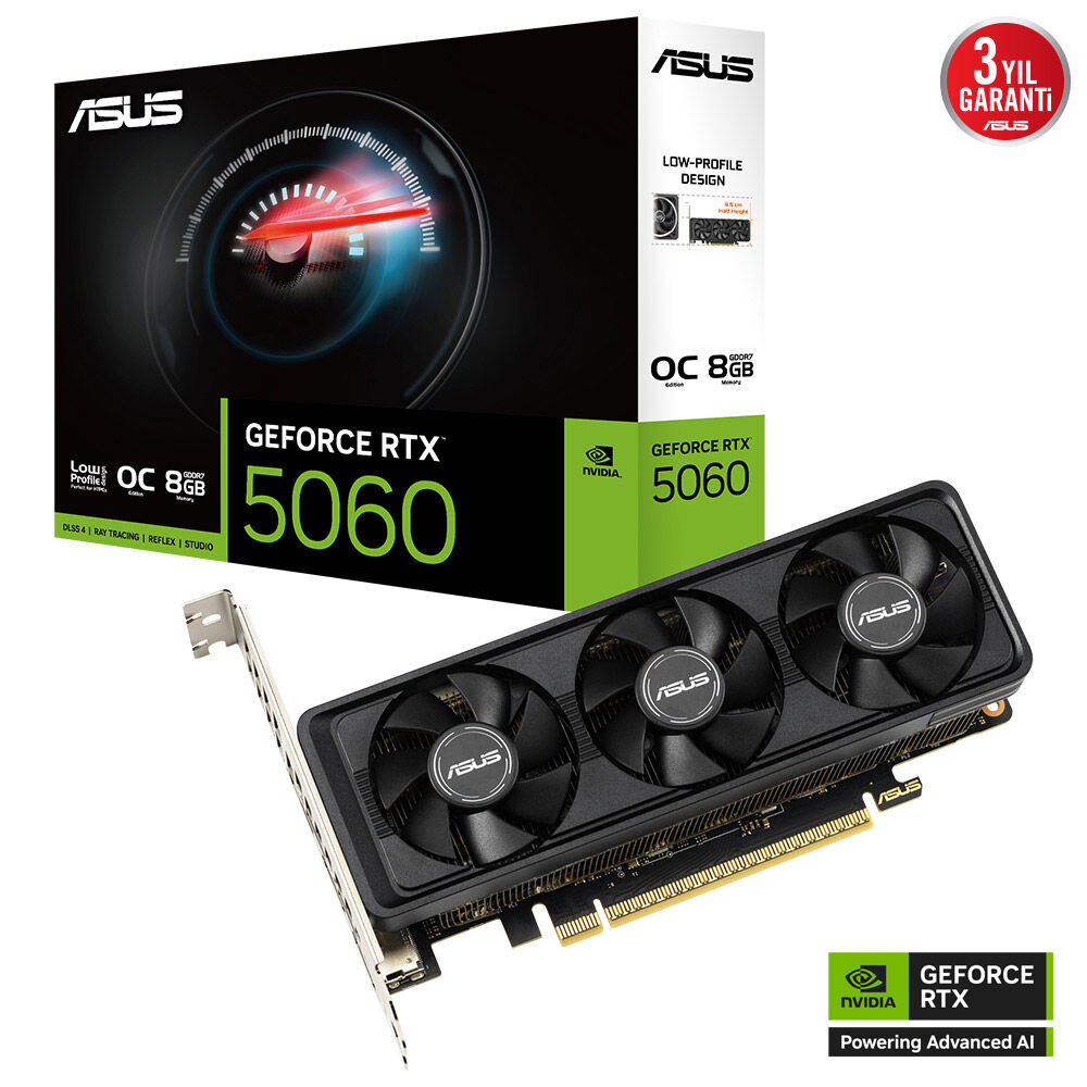 ASUS 8GB RTX5060 OC LP BRK GDDR7 128bit HDMI-DP PCIE 5.0