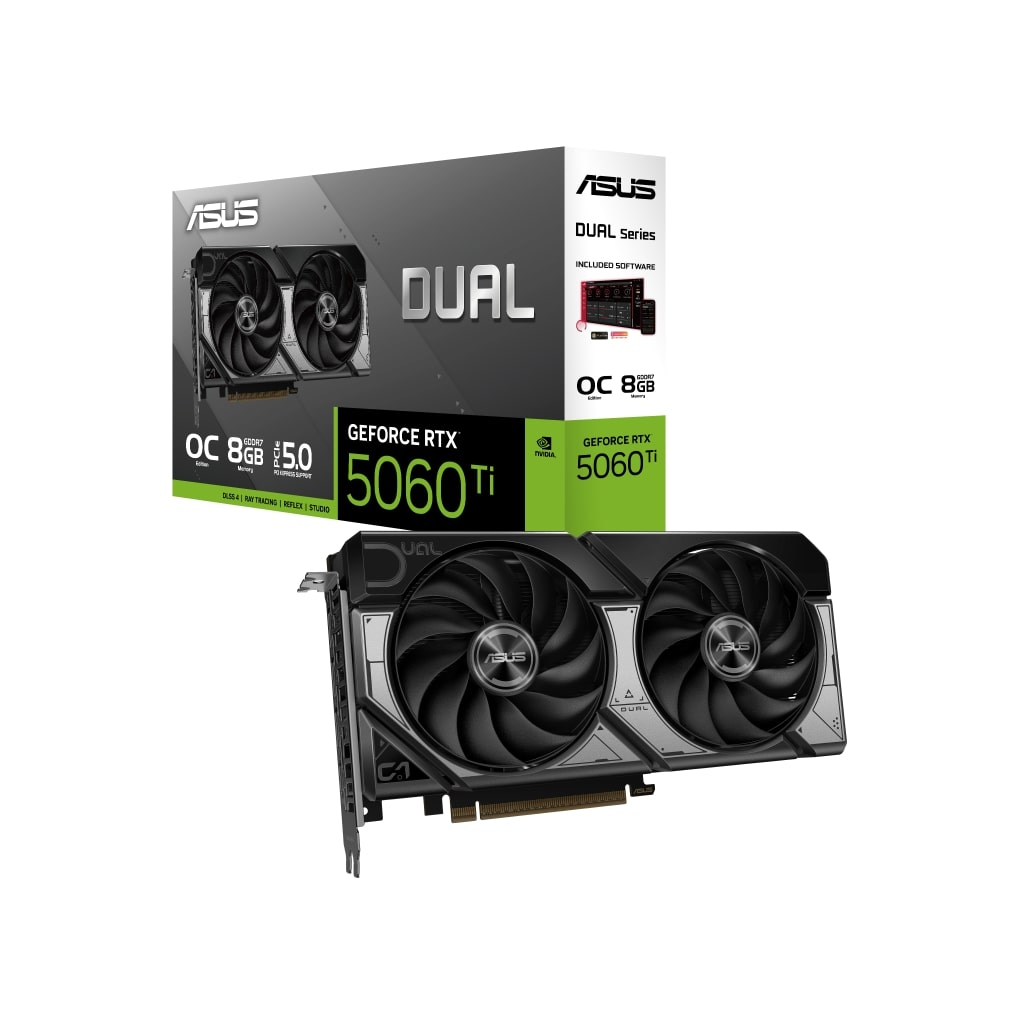 ASUS DUAL-RTX5060TI-O8G, 8Gb, 128Bit, GDDR7, 1xHDMI, 3xDP GAMING Ekran Kartı