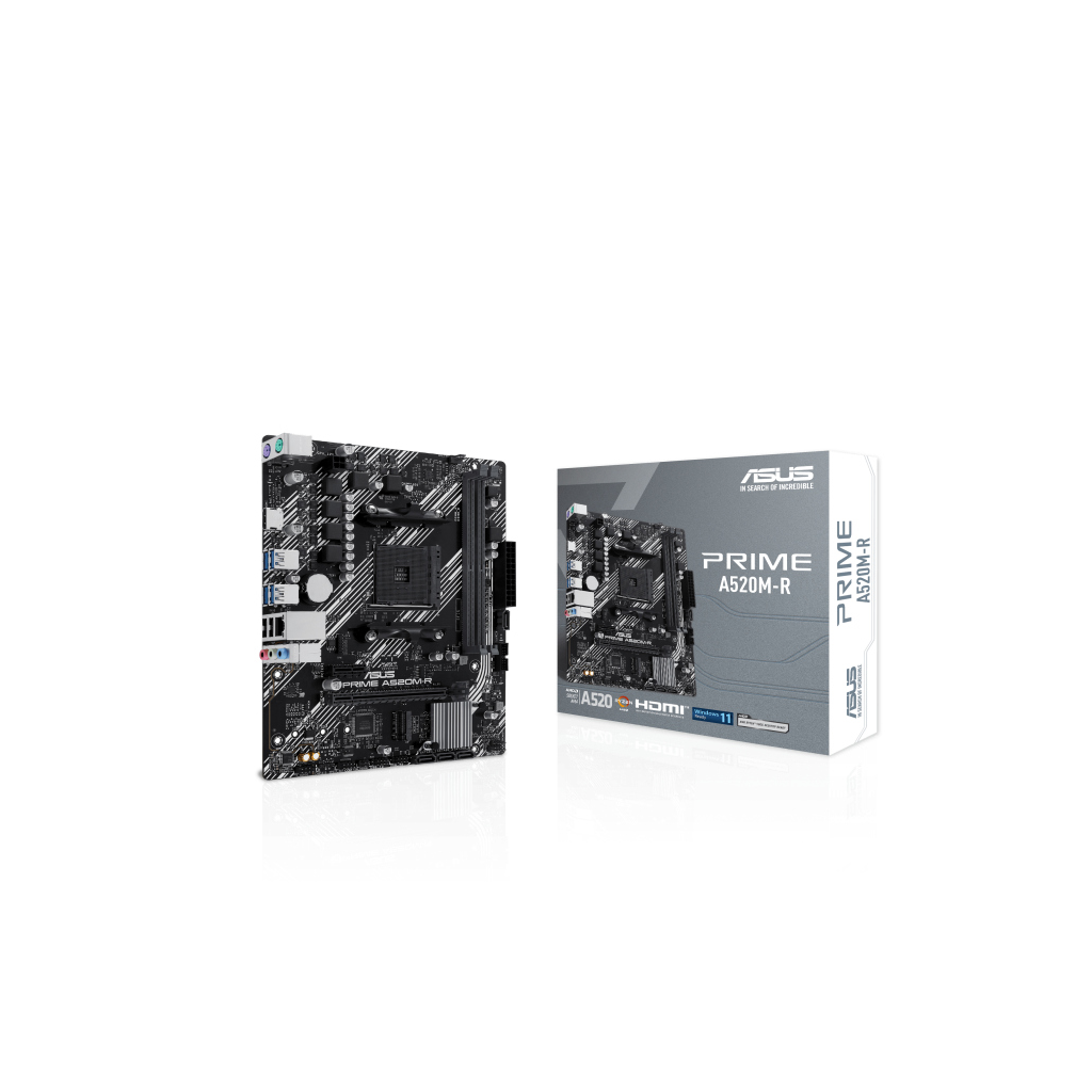 ASUS PRIME A520M-R, 2xDDR4, 1x M.2, HDMI, AM4 Soket Anakart