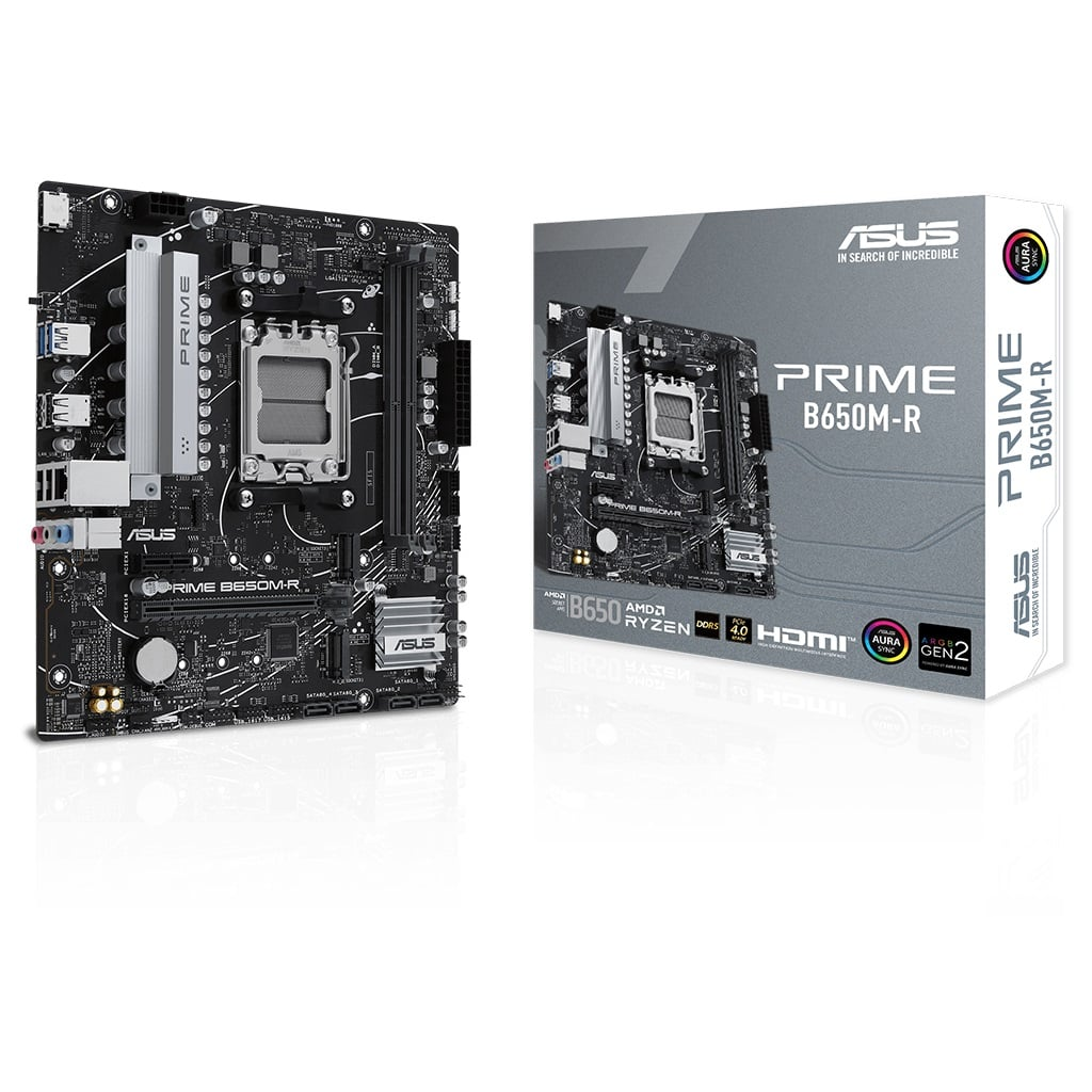 ASUS PRIME B650M-R, 2xDDR5, 2x M.2, HDMI, AM5 Soket Anakart