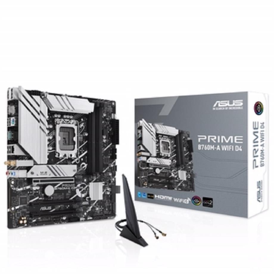 ASUS PRIME B760M-K D4 DDR4 5333MHz(OC) RGB M.2 mATX 1700p