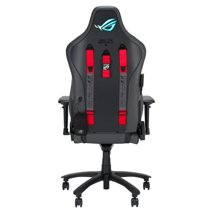 ASUS ROG Chariot X SL301W Ergonomik Kumaş Oyuncu Koltuğu (Gri) / 90GC01M0-MSG040