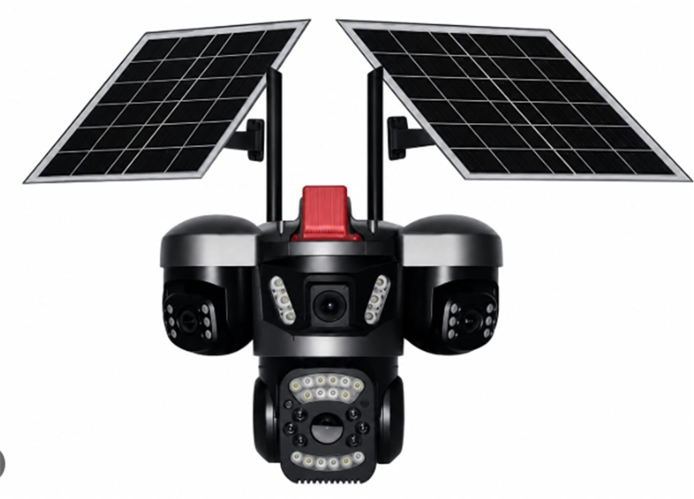 Apronx APX-WSP464 9Mp AOV 4G 2 Solar Panel Üç Kamera PTZ