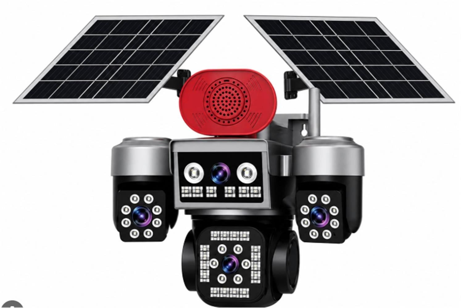 Apronx APX-WSP465 12Mp AOV 4G + 2 Solar Panel Dört Kameralı  PTZ