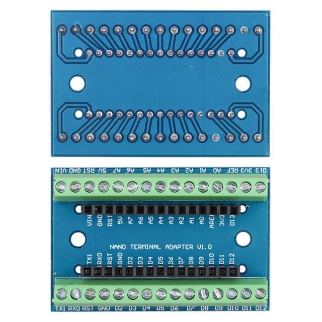 Arduino Nano Terminal Adapter V1.0 (Klemens Genişletme Modülü)