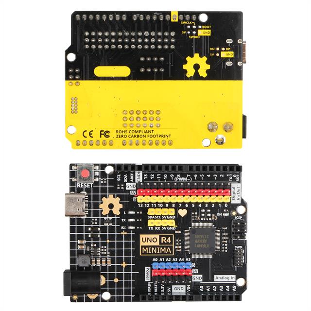Arduino Uno R4 Minima - Gelişmiş Sensör Sürümü (USB-C)
